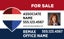 Picture of RWB - Office Prominent - Agent Photo - 3 Line - 18" x 30"
