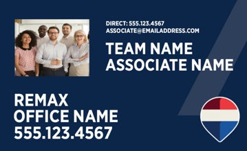 Picture of Blue Slash - Office Prominent -Team Photo - Alberta - 18" x 30"
