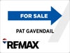 Picture of White Slash - For Sale - Directional - Pat Gavendail - 18" x 24"