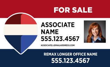 Picture of RWB - Agent Photo - RWB - 3 Line - Longer Office Name - 18" x 30"