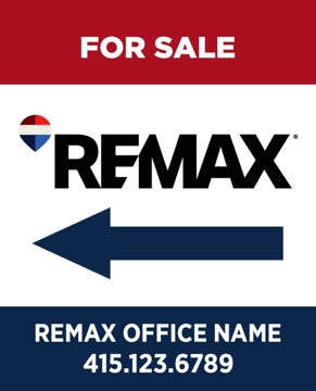 Picture of RWB - Open House Directional - Left - RWB - 30" x 24"