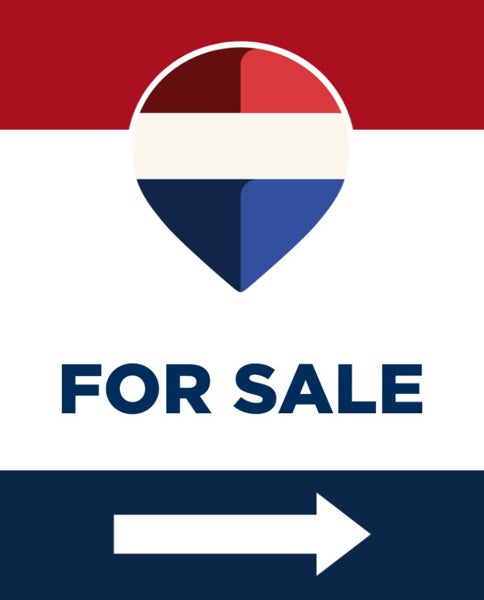 Picture of RWB - Open House Directional - Right - RWB - 30" x 24"