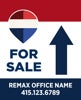 Picture of RWB - Open House Directional - Up - RWB - 30" x 24"