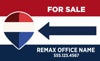 Picture of RWB - For Sale Directional 2 - Left - RWB - 18" x 30"