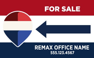 Picture of RWB - For Sale Directional 2 - Left - RWB - 18" x 30"