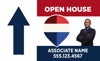 Picture of RWB - Open House Directional - Up - RWB - 18" x 30"