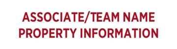 Picture of Black Slash - Associate/Team Name - 6" x 24"