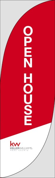 Picture of Red Virtual Tour - 7.5' Feather Flag