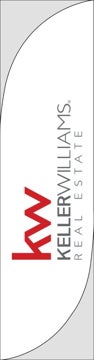 Picture of White Branded 1 - 13' Feather Flag