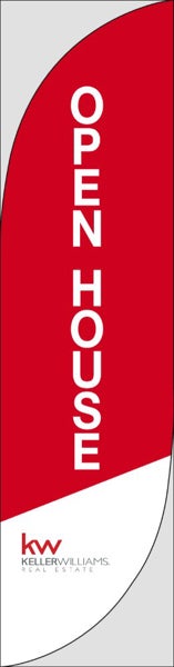 Picture of Red Open House - 13' Feather Flag