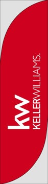 Picture of Red Branded - 13' Feather Flag