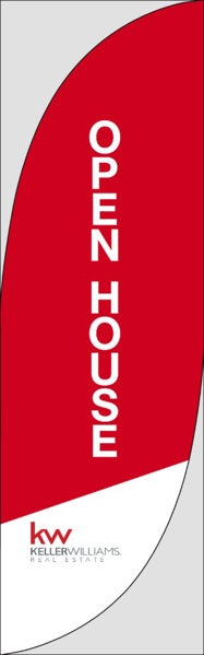Picture of Red Open House - 10' Feather Flag