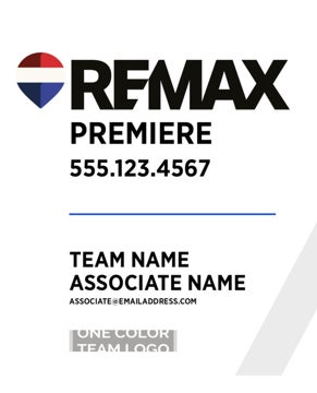Picture of White Slash - Associate - Team Logo - Long - Big Balloon - 30" x 24"