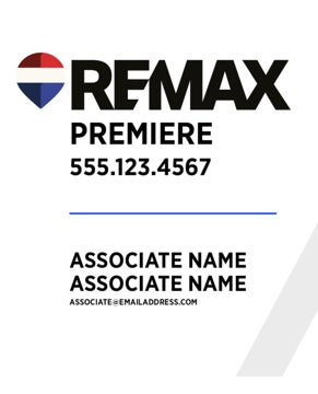 Picture of White Slash - Associate - Team Logo - Missing - Long - Big Balloon - 30" x 24"
