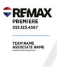 Picture of White Slash - Associate - Team Name - Big Balloon - 30" x 24"