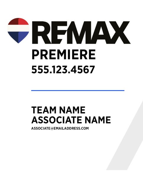 Picture of White Slash - Associate - Team Name - Big Balloon - 30" x 24"