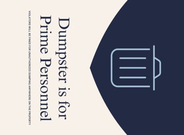 Picture of Dumpster Prime Only  - 10"x14" BUNDLE