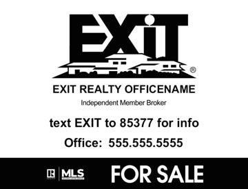 Picture of Office Sign - Monotone Black