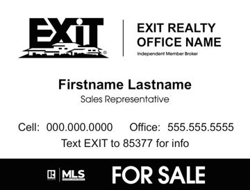 Picture of Agent Sign - Monotone Black