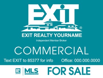 Picture of Commercial For Sale Teal - 18"x24"