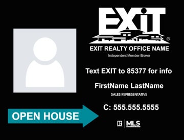 Picture of Open House Photo Black - 18"x24"