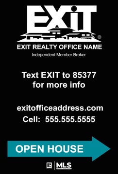 Picture of Open House Black - 36"x24"