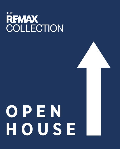 Picture of  30x24 Vertical TRC Open House Directional Up Blue