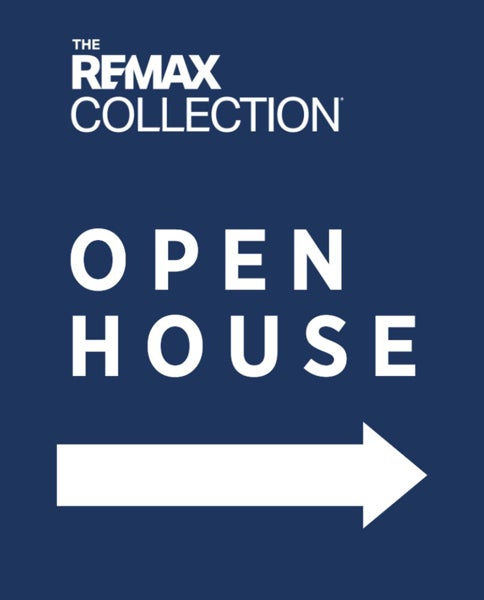 Picture of  30x24 Vertical TRC Open House Directional Right Blue