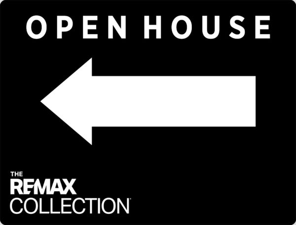 Picture of  18x24 Horizontal TRC Open House Directional Left Black