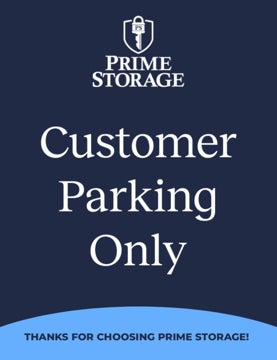 Picture of Customer Parking Only - 9X12