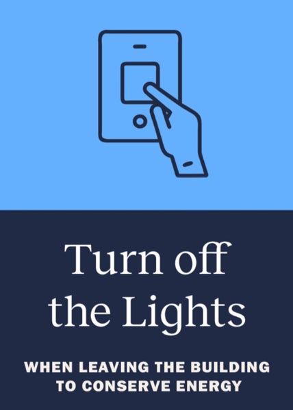 Picture of Turn off Lights - 10X14
