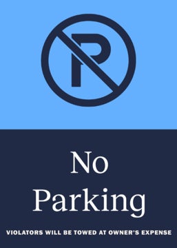 Picture of No Parking - 10X14