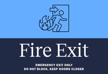 Picture of Fire Exit - 18X12