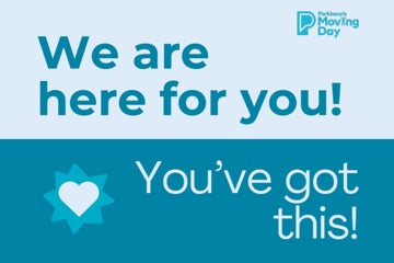 Picture of 36" x 24" Yard Sign - We are here for you! You've got this!