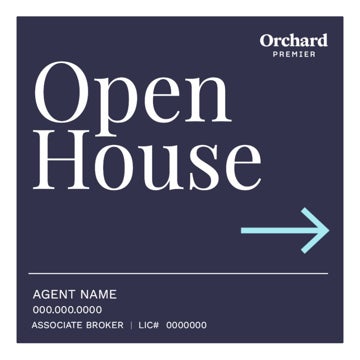 Picture of Open House broker 24" x 24" - Directional