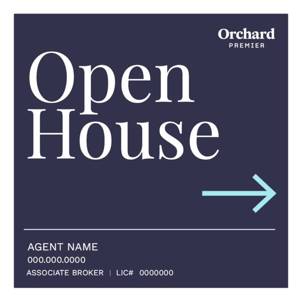 Picture of Open House broker 24" x 24" - Directional