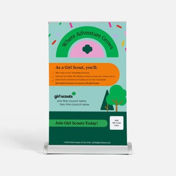 Picture of GS Tabletop Retractable Banners  - 2 Sizes