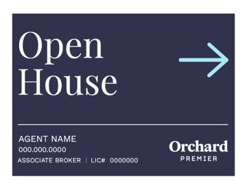 Picture of Open House Broker 18" x 24" - Directional