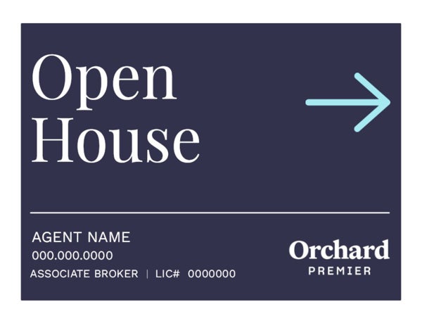 Picture of Open House Broker 18" x 24" - Directional