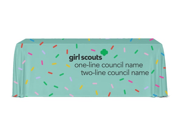 Picture of GS Custom Conefetti Table Throw  - Multiple Options
