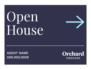 Picture of Open House Personalized 18" x 24" - Directional
