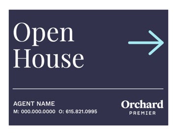 Picture of Open House Personalized 18" x 24" - Directional