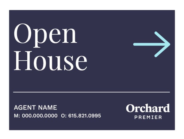 Picture of Open House Personalized 18" x 24" - Directional