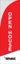 Picture of Red Open House Top - Dark Logo - 10 ft Straight Flag