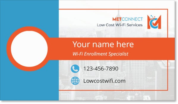Picture of Photo Business Card - 2" x 3.5" Single Sided