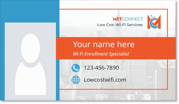 Picture of Photo Business Card 2 - 2" x 3.5" Single Sided