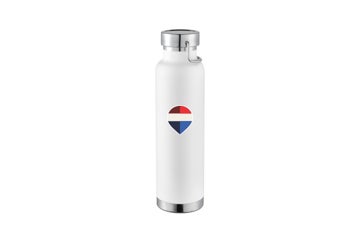 Picture of Icon Thor Copper Vacuum Insulated Bottle - White