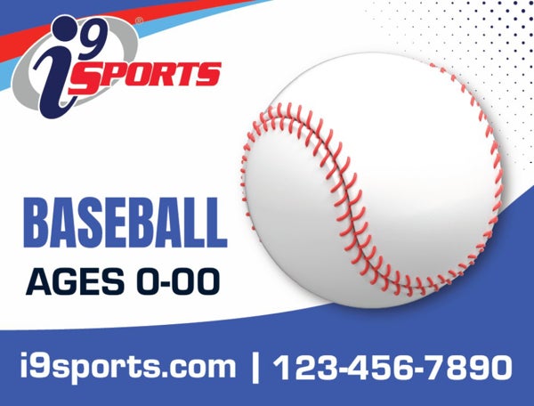 Picture of Baseball Icon Road Sign