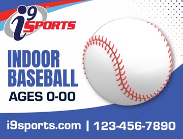 Picture of Indoor Baseball Icon Road Sign