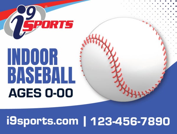 Picture of Indoor Baseball Icon Road Sign